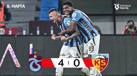 Super Ligi: Trabzonspor 4 - 0 Kayserispor (2025-2026)