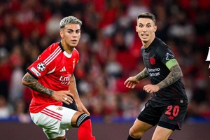Liga dos Campeões: Benfica soma nova derrota diante do Bayer Leverkusen
