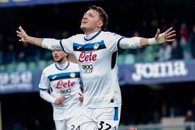 Itália: 'Póquer' de Mateo Retegui na goleada da Atalanta em Verona