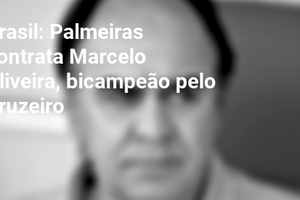 Brasil: Palmeiras contrata Marcelo Oliveira, bicampeão pelo Cruzeiro