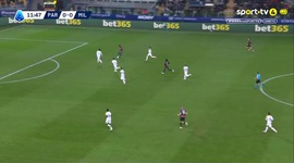 Serie A: Parma vs Milan, Golo 0-1 A. Saelemaekers (2025-2026)