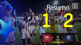 Liga Campeões: Barcelona 1 - 2 PSG (2025-2026)