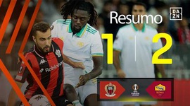 Liga Europa: Nice 1 - 2 Roma (2025-2026)