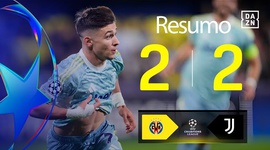 Liga Campeões: Villarreal 2 - 2 Juventus (2025-2026)
