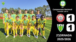 Juniores A S19 I Divisão: U. Leiria 1 - 1 Tondela (2025-2026)
