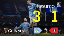 Premier League: Man City 3 - 1 AFC Bournemouth (2025-2026)