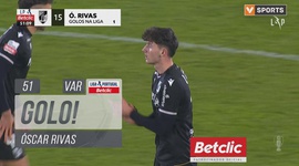 Liga Portugal Betclic: Rio Ave vs V. Guimarães, Golo 2-1 Óscar Rivas (VAR) (2024-2025)