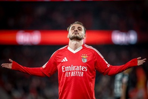 Kerem Aktürkoglu falha último treino antes do duelo da Liga dos Campeões