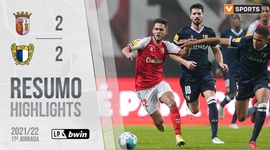 Liga Portugal Bwin: Sp. Braga 2 - 2 Famalicão (2021-2022)