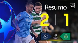 Liga Campeões: Napoli 2 - 1 Sporting (2025-2026)