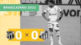 Brasileirão: Ceará 0 - 0 Santos (2021)