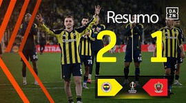 Liga Europa: Fenerbahce 2 - 1 Nice (2025-2026)