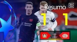 Liga Campeões: Leverkusen 1 - 1 PSV (2025-2026)