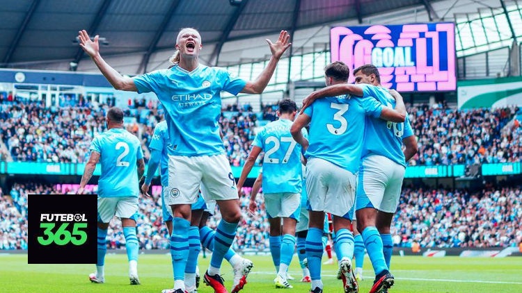 Bernardo Silva marca em vitória sofrida do Manchester City sobre o Luton  Town - Futebol 365