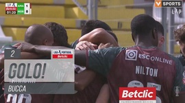 Liga Portugal Betclic: CF Estrela Amadora vs Moreirense, Golo 1-0 Bucca (2024-2025)