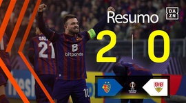 Liga Europa: Basel 2 - 0 Estugarda (2025-2026)