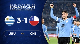 Qualificação Mundial América do Sul: Uruguai 3 - 1 Chile (2026)