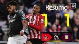 Premier League: Sunderland 1 - 1 Aston Villa (2025-2026)