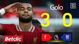 Premier League: Liverpool vs Ipswich Town, Golo 3-0 Gakpo (2024-2025)