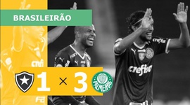 Brasileirão: Botafogo 1 - 3 Palmeiras (2022)