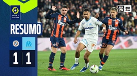 Ligue 1: Montpellier 1 - 1 Marseille (2023-2024)