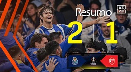 Liga Europa: FC Porto 2 - 1 Crvena Zvezda (2025-2026)
