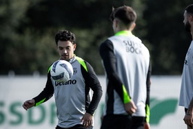 Pedro Gonçalves recuperado e de regresso aos treinos do Sporting