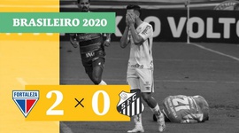 Brasileirão: Fortaleza 2 - 0 Santos (2020)