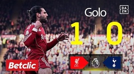 Premier League: Liverpool vs Tottenham, Golo 1-0 Szoboszlai (2025-2026)