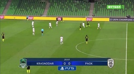 Liga Campeões: FK Krasnodar 2 - 1 PAOK (2020-2021)