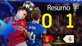 Liga Campeões: Benfica 0 - 1 Real Madrid (2025-2026)