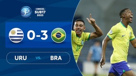 Sudamericano Sub-17: Uruguai 0 - 3 Brasil (2023)