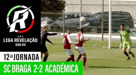 Liga Revelação: Sp. Braga 2 - 2 Académica (2019-2020)