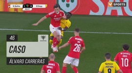 Taça de Portugal Generali Tranquilidade: Benfica vs Sp. Braga, Cartão Amarelo Álvaro Carreras, 46' (2024-2025)