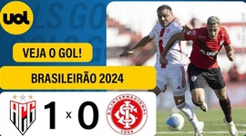 Brasileirão: Atlético-GO 1 - 0 Internacional (2024)
