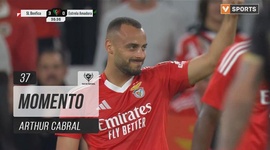 Taça de Portugal Generali Tranquilidade: Benfica vs CF Estrela Amadora, Jogada Arthur Cabral, 37' (2024-2025)