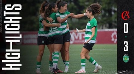 Liga de Futebol Feminino BPI: Clube Albergaria 0 - 3 Sporting (2023-2024)