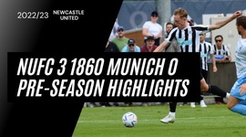 Amigáveis de clubes: 1860 München 0 - 3 Newcastle (2022-2023)