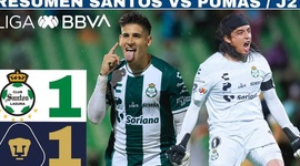 Liga MX: Santos Laguna 1 - 1 Pumas (2024-2025)