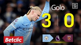 Premier League: Man City vs West Ham, Golo 3-0 Haaland (2025-2026)