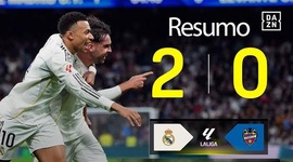 La Liga: Real Madrid 2 - 0 Levante (2025-2026)