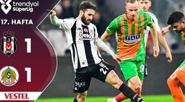 Super Ligi: Besiktas 1 - 1 Alanyaspor (2024-2025)