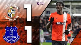 Premier League: Luton Town 1 - 1 Everton (2023-2024)