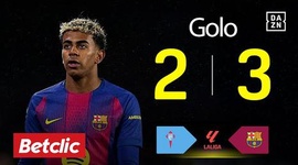 La Liga: Celta de Vigo vs Barcelona, Golo 2-3 Yamal (2025-2026)