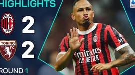 Serie A: Milan 2 - 2 Torino (2024-2025)
