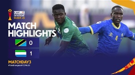 Campeonato Africano Sub-20: Tanzânia 0 - 1 Serra Leoa (2025)