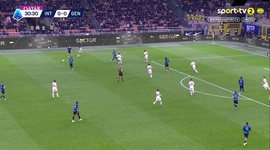 Serie A: Inter vs Genoa, Golo 1-0 F. Dimarco (2025-2026)