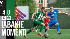 Virsliga: BFC Daugavpils 4 - 0 FS Metta LU (2024)