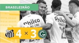 Brasileirão: Santos 4 - 3 Goiás (2023)