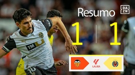 La Liga: Valência 1 - 1 Villarreal (2024-2025)